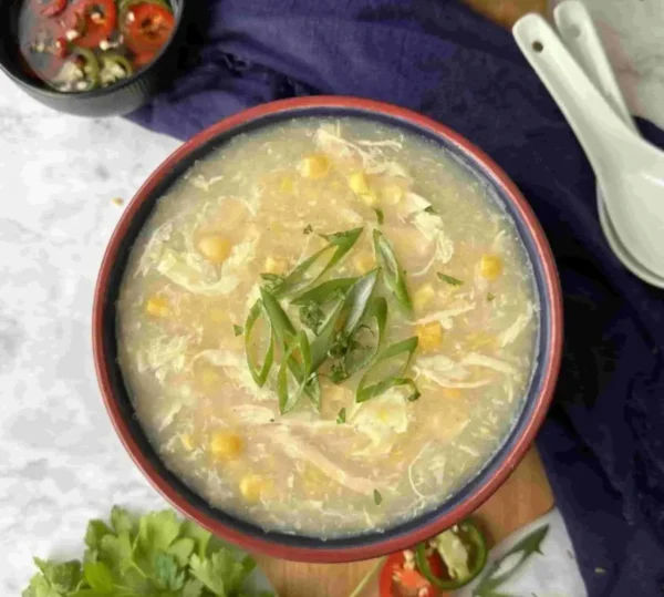 Chickrn corn soup image