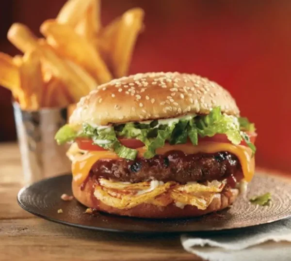 Zingo Burger with Fries image