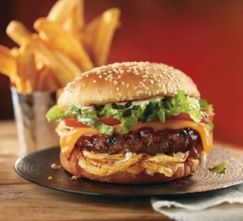 Zingo Burger with Fries image